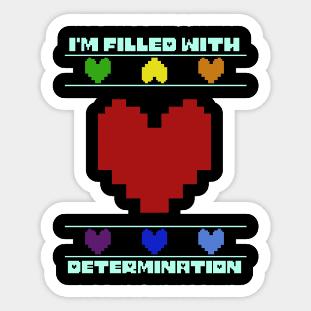 Determination. Sticker by Pride98